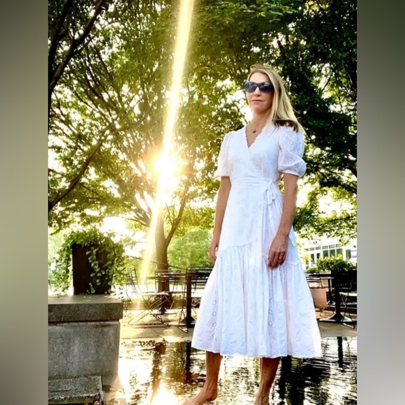 La Vie Rebecca Taylor Wrap Dress L - Picture 7 of 9